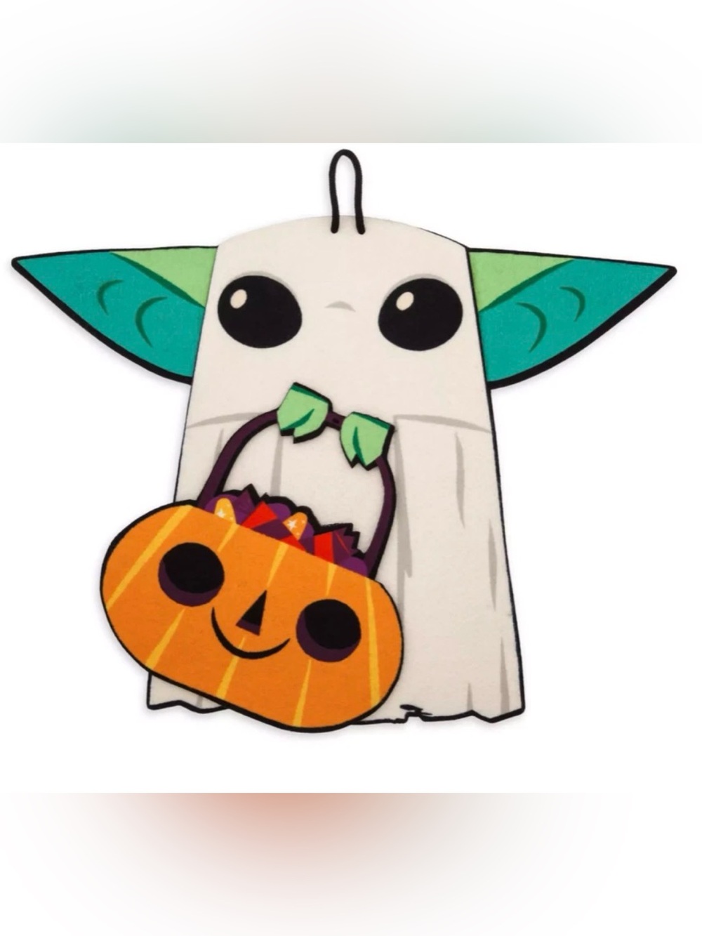 Disney•Grogu Halloween Door Decor Hanger. Star Wars/ Mandalorian. Rare find!